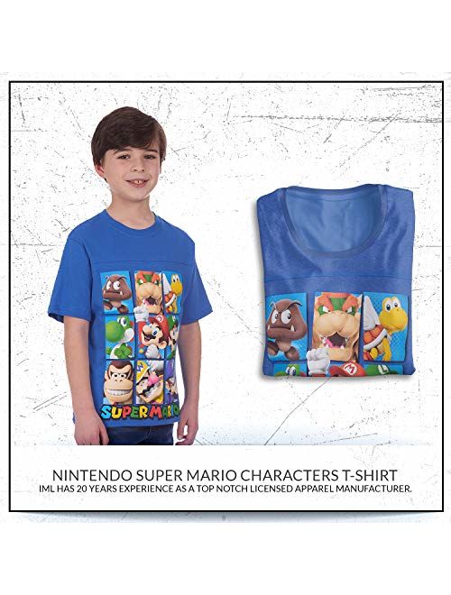 Nintendo Boys' Super Mario Characters T-shirt