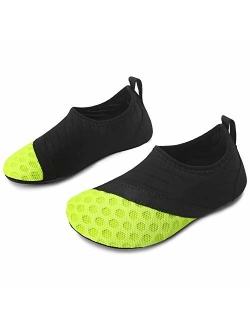 L-RUN Kids Swim Water Shoes Barefoot Aqua Socks Shoes for Beach Pool Surfing Yoga