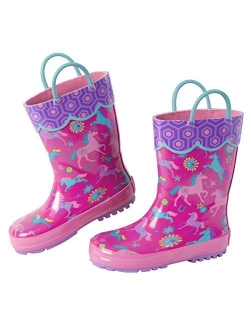 Stephen Joseph Girls All Over Print Rain Boots