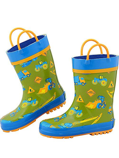 Stephen Joseph Girls All Over Print Rain Boots