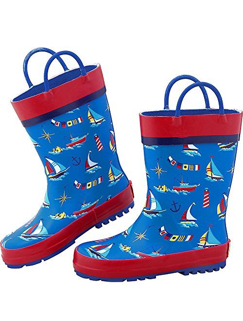 Stephen Joseph Girls All Over Print Rain Boots