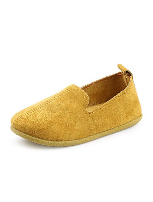 UNI Angel Toddler Loafers Little Kid Girl's Boy's Suede Slip-on Loafers Casua.