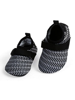 L-RUN Baby Water Shoes Barefoot Skin Aqua Sock Swim Shoes for Beach Swim Pool