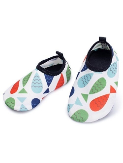 L-RUN Baby Water Shoes Barefoot Skin Aqua Sock Swim Shoes for Beach Swim Pool