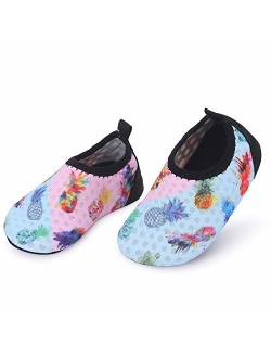 L-RUN Baby Water Shoes Barefoot Skin Aqua Sock Swim Shoes for Beach Swim Pool