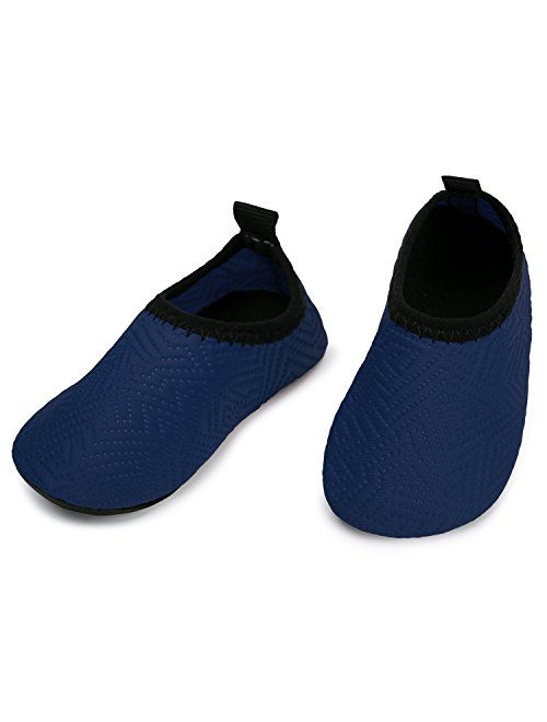 L-RUN Baby Water Shoes Barefoot Skin Aqua Sock Swim Shoes for Beach Swim Pool