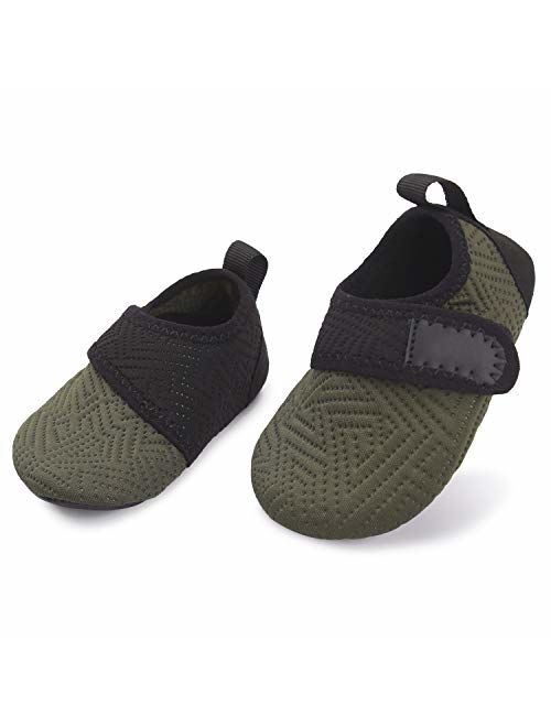 L-RUN Baby Water Shoes Barefoot Skin Aqua Sock Swim Shoes for Beach Swim Pool