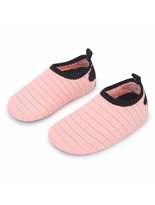 L-RUN Baby Water Shoes Barefoot Skin Aqua Sock Swim Shoes for Beach Swim Pool