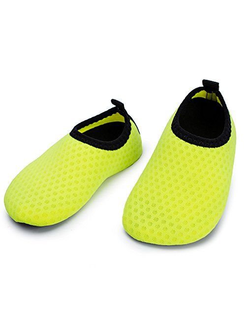 L-RUN Baby Water Shoes Barefoot Skin Aqua Sock Swim Shoes for Beach Swim Pool