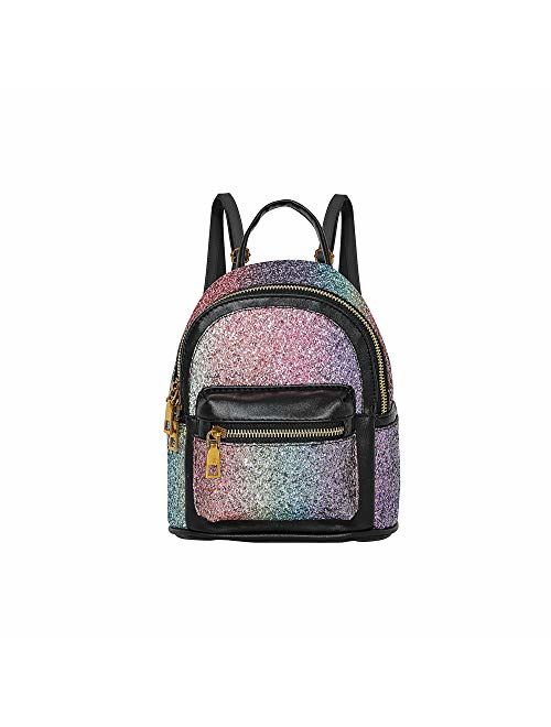 Girls Bling Mini Travel Backpack Kids Children School Bags Satchel Purses Daypack