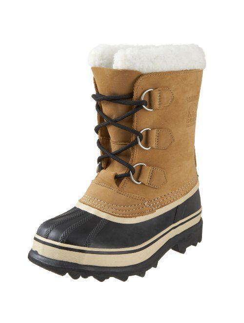 SOREL - Youth Caribou Waterproof Winter Boot for Kids with Fur Snow Cuff