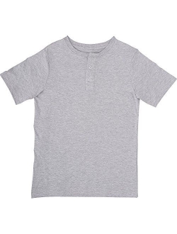 Boys' Short Sleeve Basic Henley