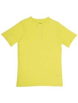 Boys' Short Sleeve Basic Henley