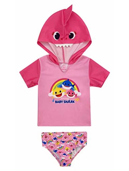 Dreamwave Toddler Girl Authentic Character Two Piece Swimsuit UPF 50