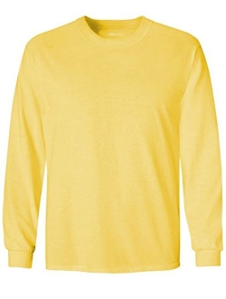 Joe's USA Youth Long Sleeve Cotton T-Shirts in 20 Colors