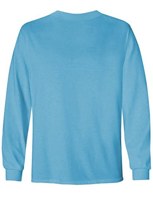 Joe's USA Youth Long Sleeve Cotton T-Shirts in 20 Colors