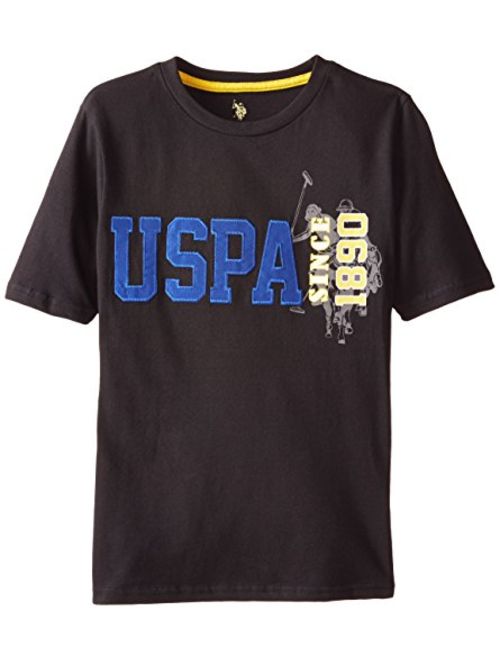 U.S. Polo Assn. Boys' Graphic Crew Jersey T-Shirt