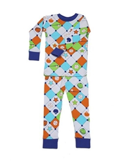 New Jammies Boys' Organic Cotton Snuggly Pajamas