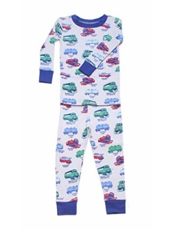 New Jammies Boys' Organic Cotton Snuggly Pajamas