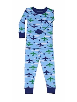 New Jammies Boys' Organic Cotton Snuggly Pajamas