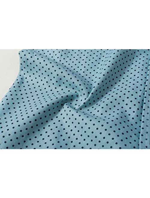 ARAR Boy's Long Sleeve Cotton Polka Dot Dress Shirt