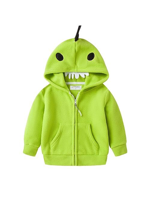 Mud Kingdom Cute Little Boy Fleece Jacket with Hood