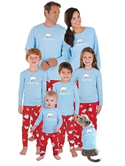 Christmas Pajamas for Family, Blue/Red