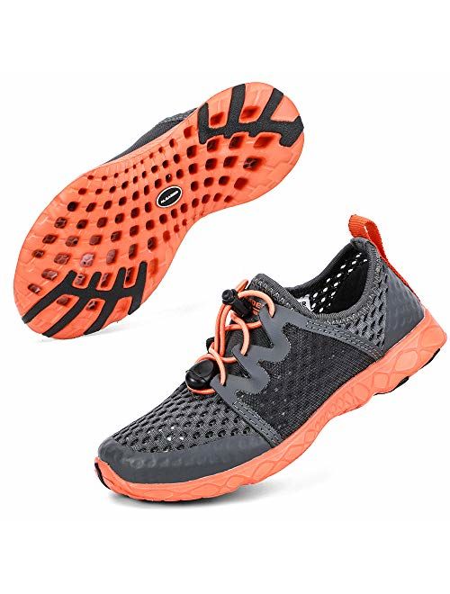 ALEADER Kids Aqua Water Shoes | Walk, Run, Beach, Water, Camp