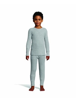 Boy's Waffle Knit Thermal Set with FreshIQ, X-Temp Technology & Organic Cotton