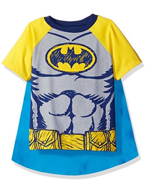 Warner Bros. Superman & Batman Toddler Boys' Cape T-Shirt Set