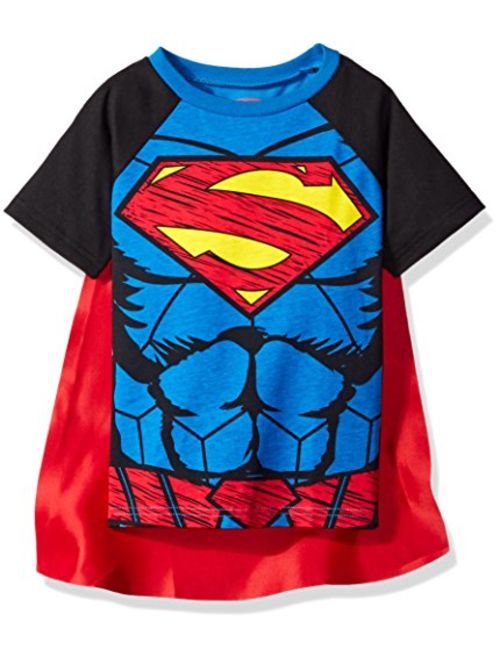 Warner Bros. Superman & Batman Toddler Boys' Cape T-Shirt Set