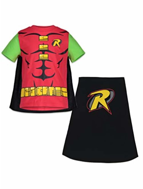 Warner Bros. Superman & Batman Toddler Boys' Cape T-Shirt Set