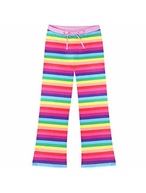 HDE Girl's Pajama Pants Soft Sleepwear Casual Loose Lounge Bottoms