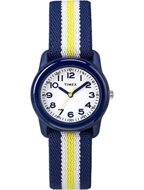 Timex Boys Time Machines Analog Elastic Fabric Strap Watch