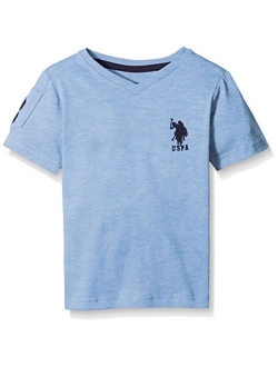 Boys' Solid V-Neck T-Shirt