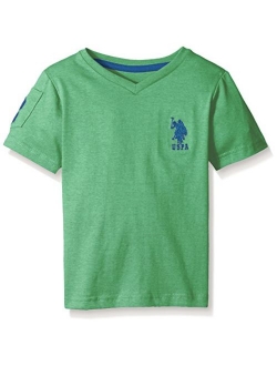 Boys' Solid V-Neck T-Shirt