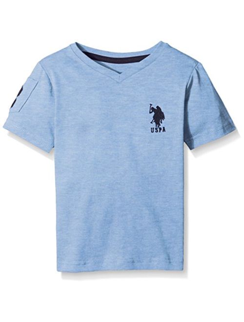 U.S. Polo Assn. Boys' Solid V-Neck T-Shirt