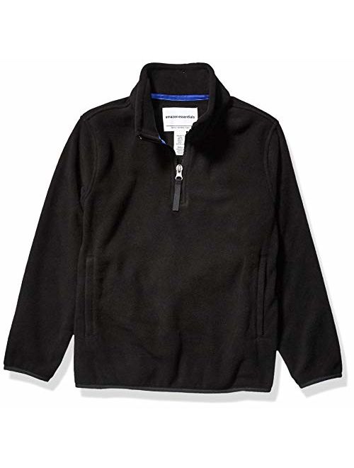 Amazon Essentials Boy's Quarter-Zip Polar Fleece Jacket