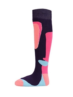 LULLABY KIDS Ski Socks Full Terry Lightweight Warm Merino Wool Skiing Socks