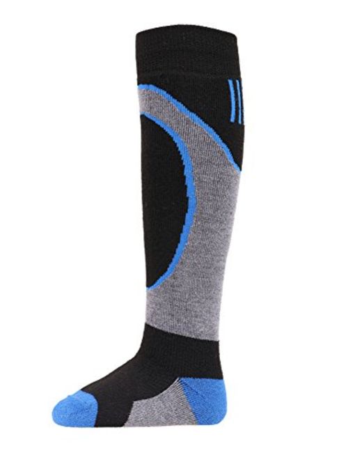 LULLABY KIDS Ski Socks Full Terry Lightweight Warm Merino Wool Skiing Socks