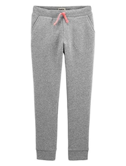 Osh Kosh Girls' Fleece Jogger Pants