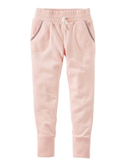 Osh Kosh Girls' Fleece Jogger Pants