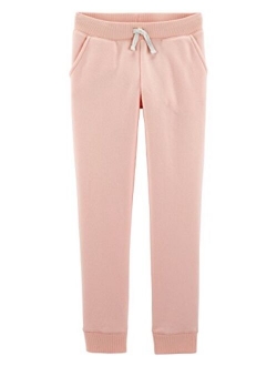 Osh Kosh Girls' Fleece Jogger Pants