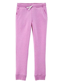 Osh Kosh Girls' Fleece Jogger Pants