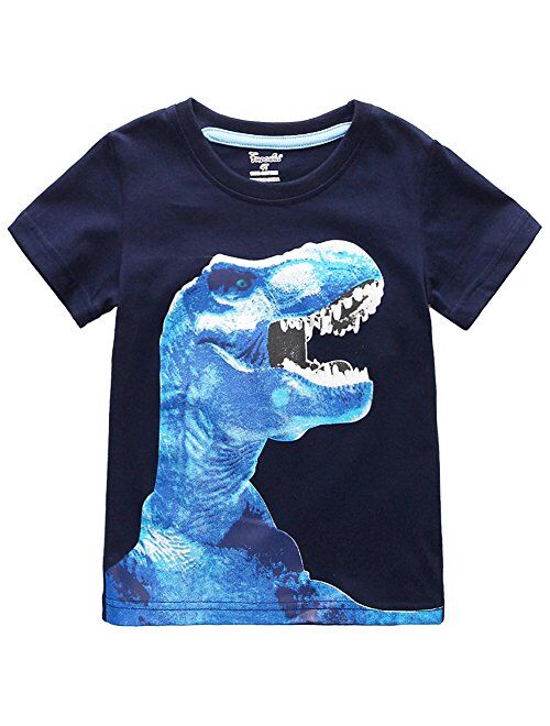 Frogwill Boys Dinosaur Short Sleeve T-Shirt Top Tee Size 2-10