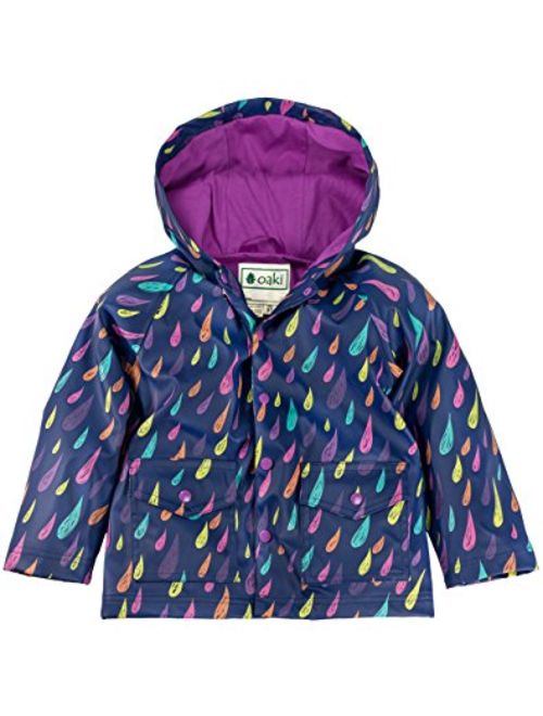 OAKI Children's Rain Jacket for Boys Girls Toddlers Kids