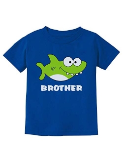 Tstars - Brother Shark Doo Doo Gift for Big Brother Toddler Kids T-Shirt