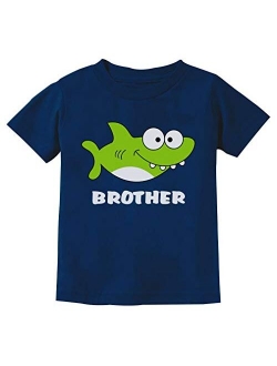 Tstars - Brother Shark Doo Doo Gift for Big Brother Toddler Kids T-Shirt