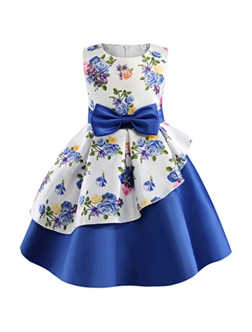 NSSMWTTC Flower Girls Pageant Party Dresses Kids Special Occasion Dress