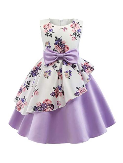 NSSMWTTC Flower Girls Pageant Party Dresses Kids Special Occasion Dress